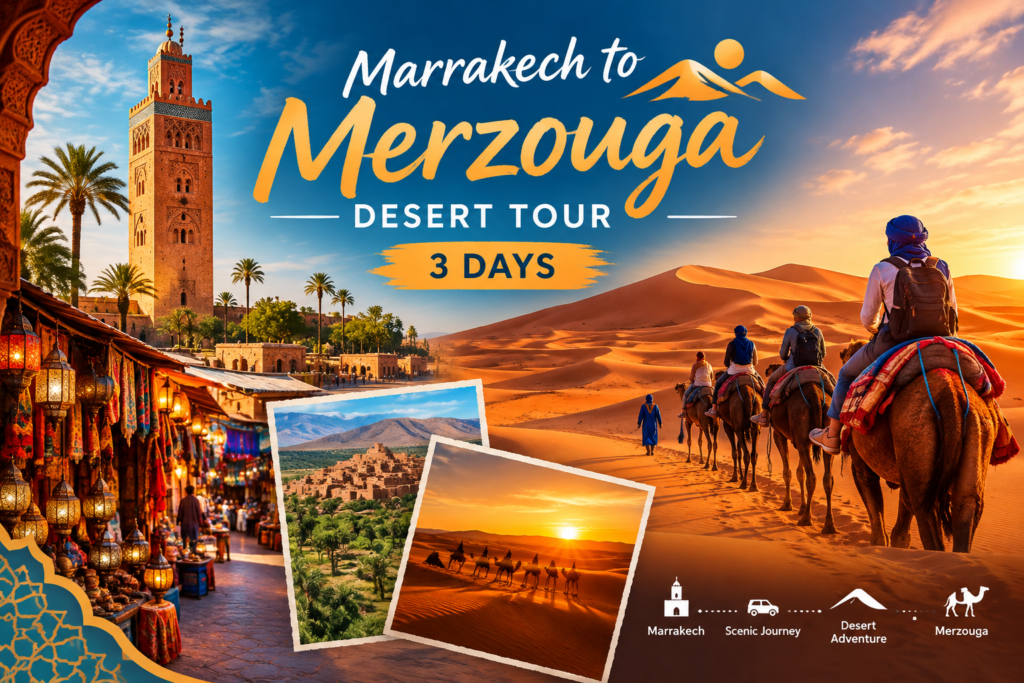 3 Days Marrakech to Merzouga Desert Tour