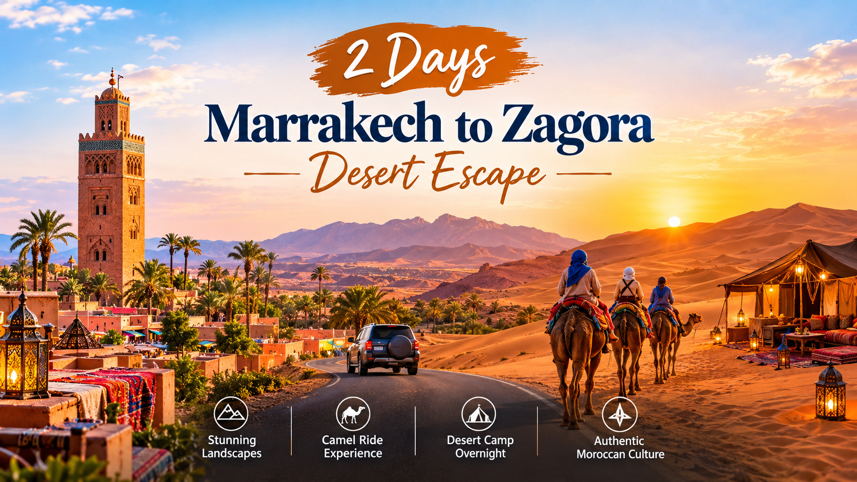Main image for 2 Days Marrakech to Zagora Desert Escape