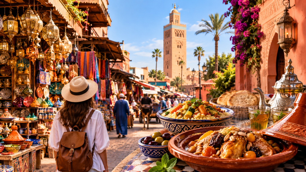 1 Day Marrakech Medina and Moroccan Food Experience